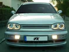 bild Emblemlös Grill för VW Golf 3 incl. Conv. (9.93-2.98)
