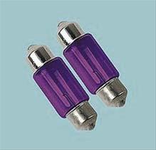 bild GLÖDLAMPA PAR 10W 12V VIOLET