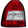 bild BAKLAMPOR-LED HONDA CIVIC 96-02 3D RÖD/CRYSTAL