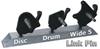 Dropped Drum Spindles, fits up to 65 uses 5 bolt drums