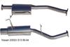 Catback i rostfritt Nissan 200SX S13