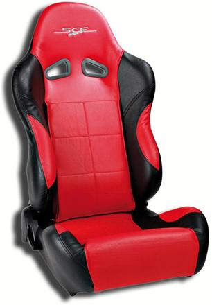 bild 2st FK-SCE sportseat Röd/Svart.