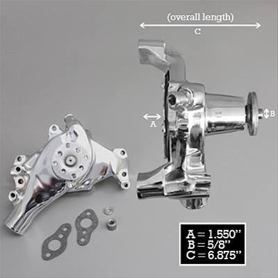 bild Kromad Vattenpump Chevrolet Lång modell